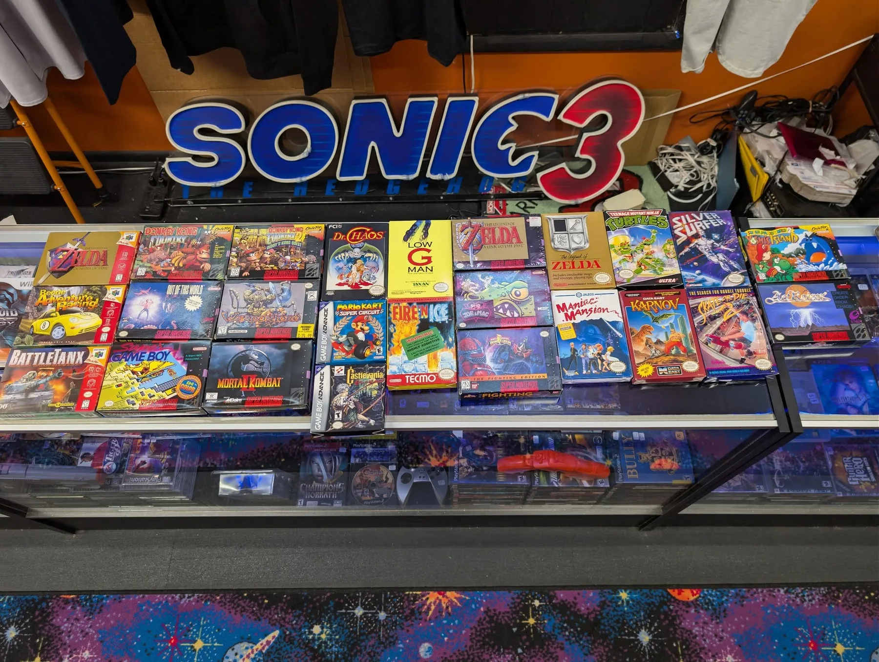 Sonic Sign & Boxed Classics